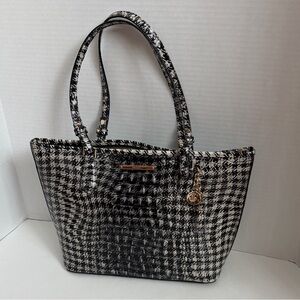 Brahmin - Medium Asher - Houndstooth Ombre Melbourne - Excellent Condition